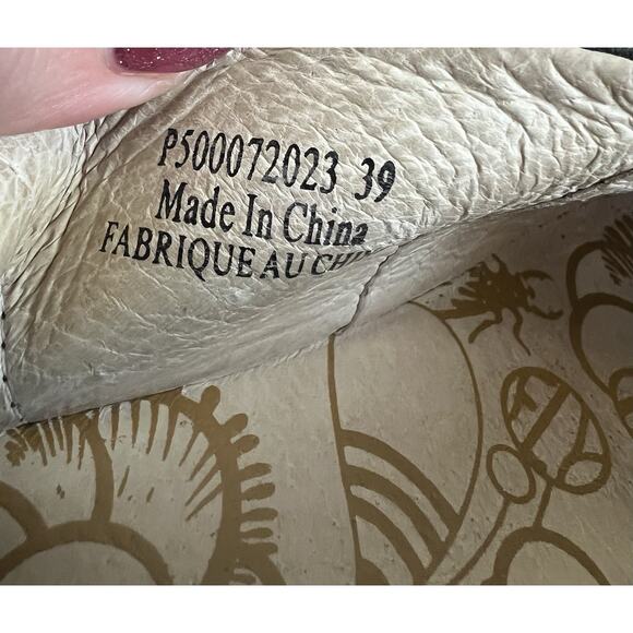 FLY LONDON Yala Black Leather Peep Toe Wedge Ankle Strap Sandals Shoes Sz 39 - Picture 9 of 11